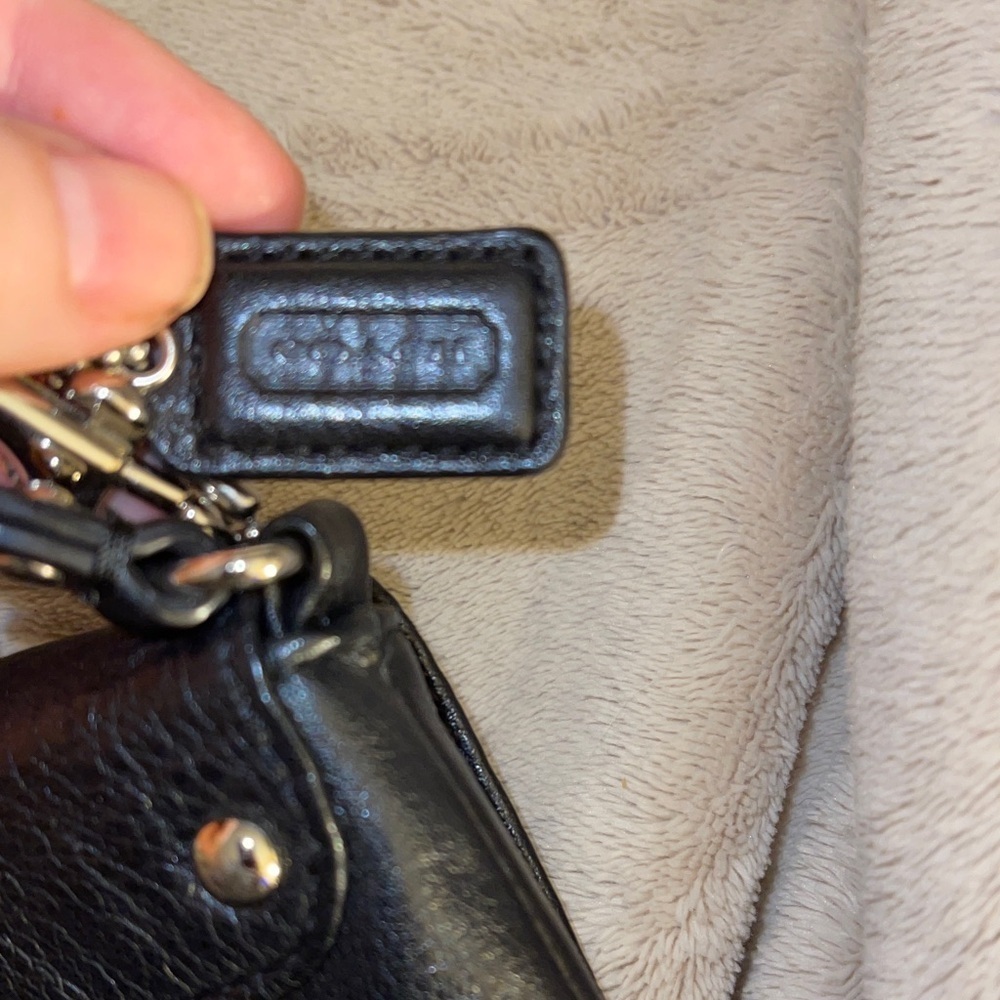 Coach Black Leather Clutch Wristlet - Picture 5 of 7